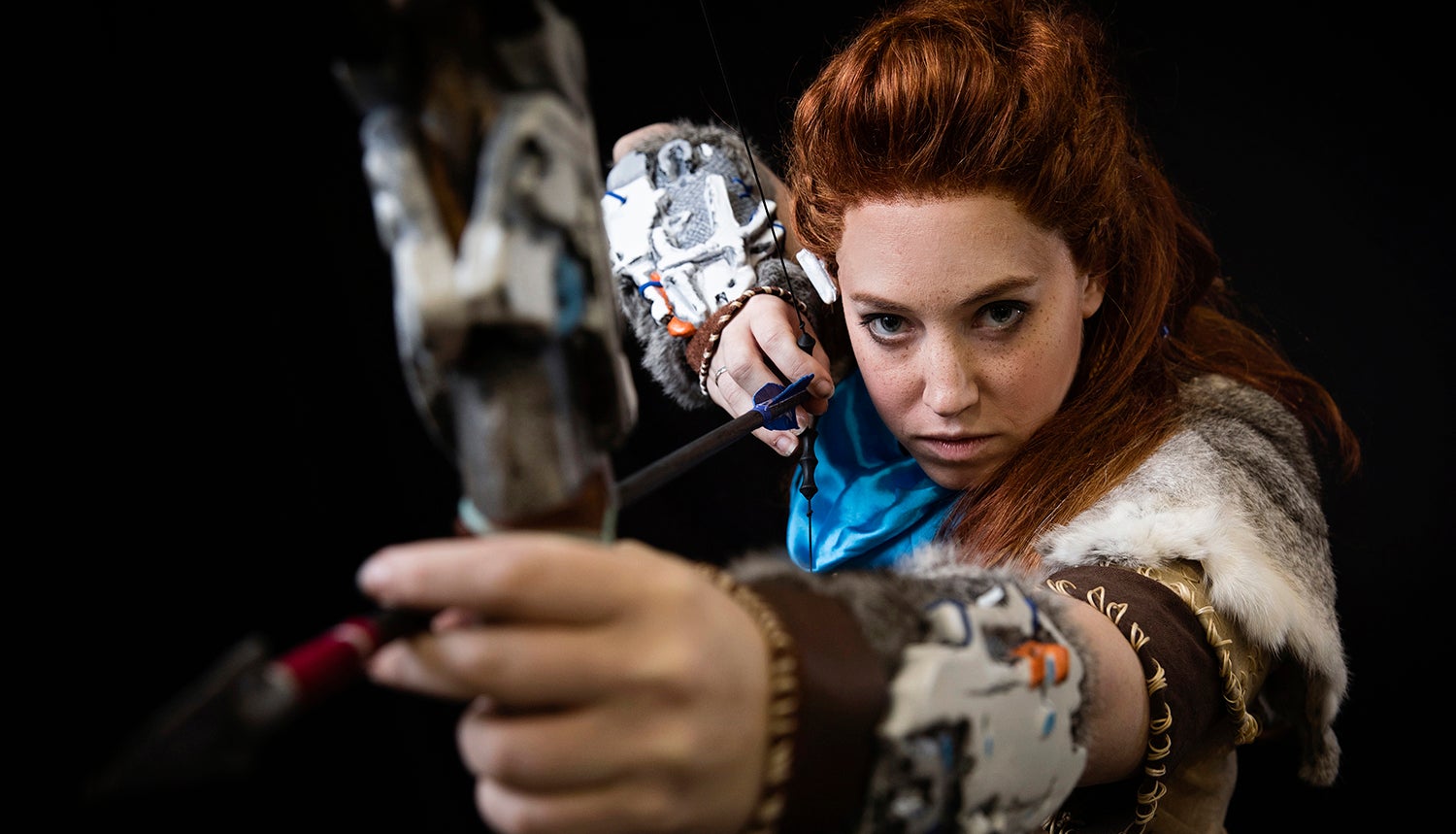 "Mink the Satyr" as Aloy from Horizon: Zero Dawn