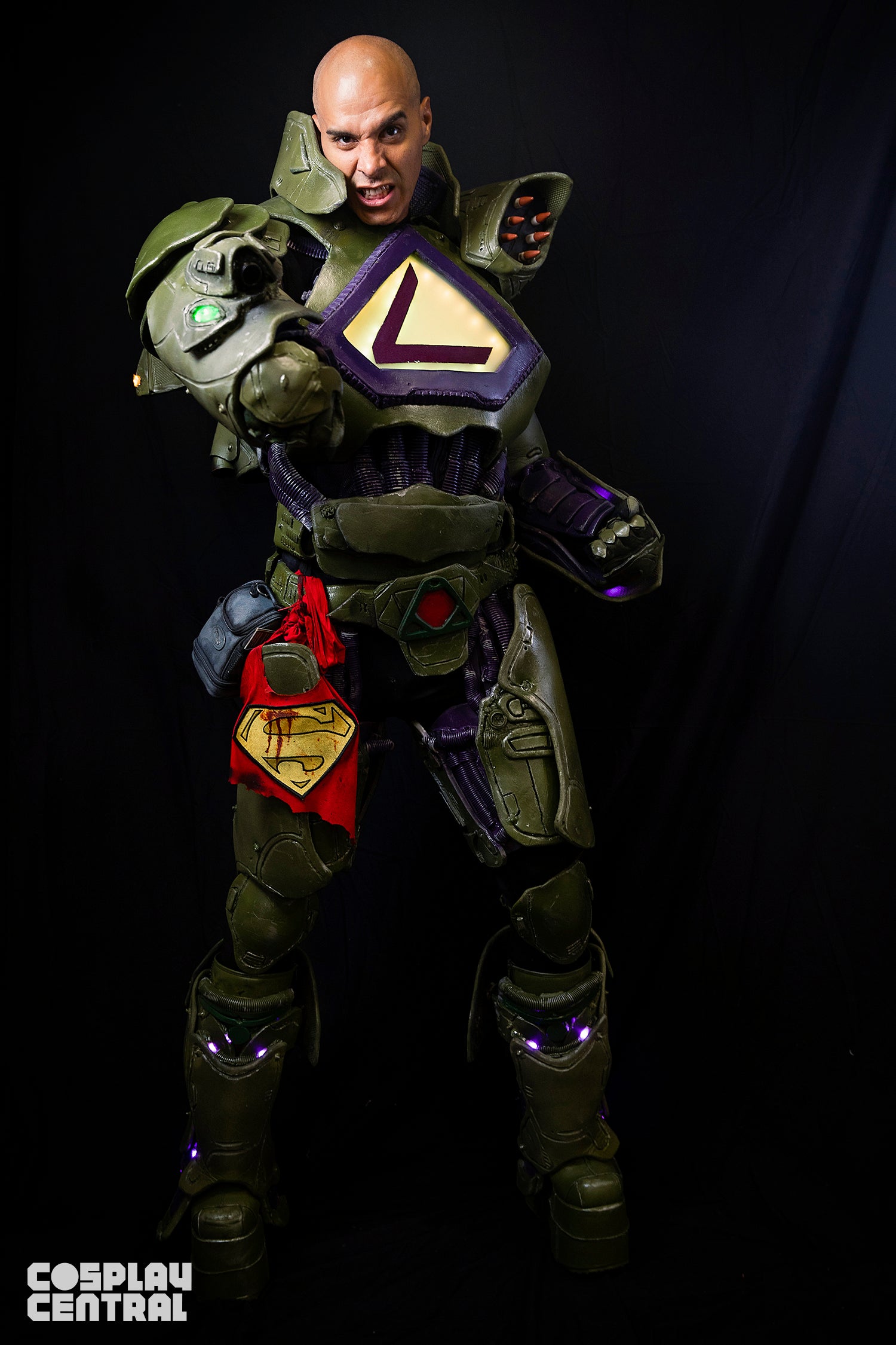 Jamal Johns as Lex Luthor cosplay