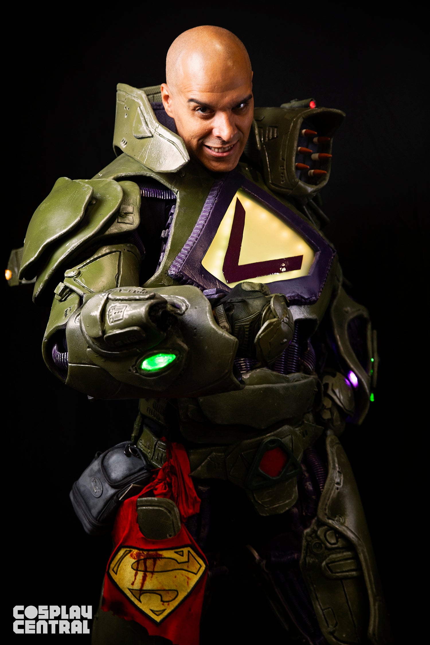 Jamal Johns as Lex Luthor cosplay