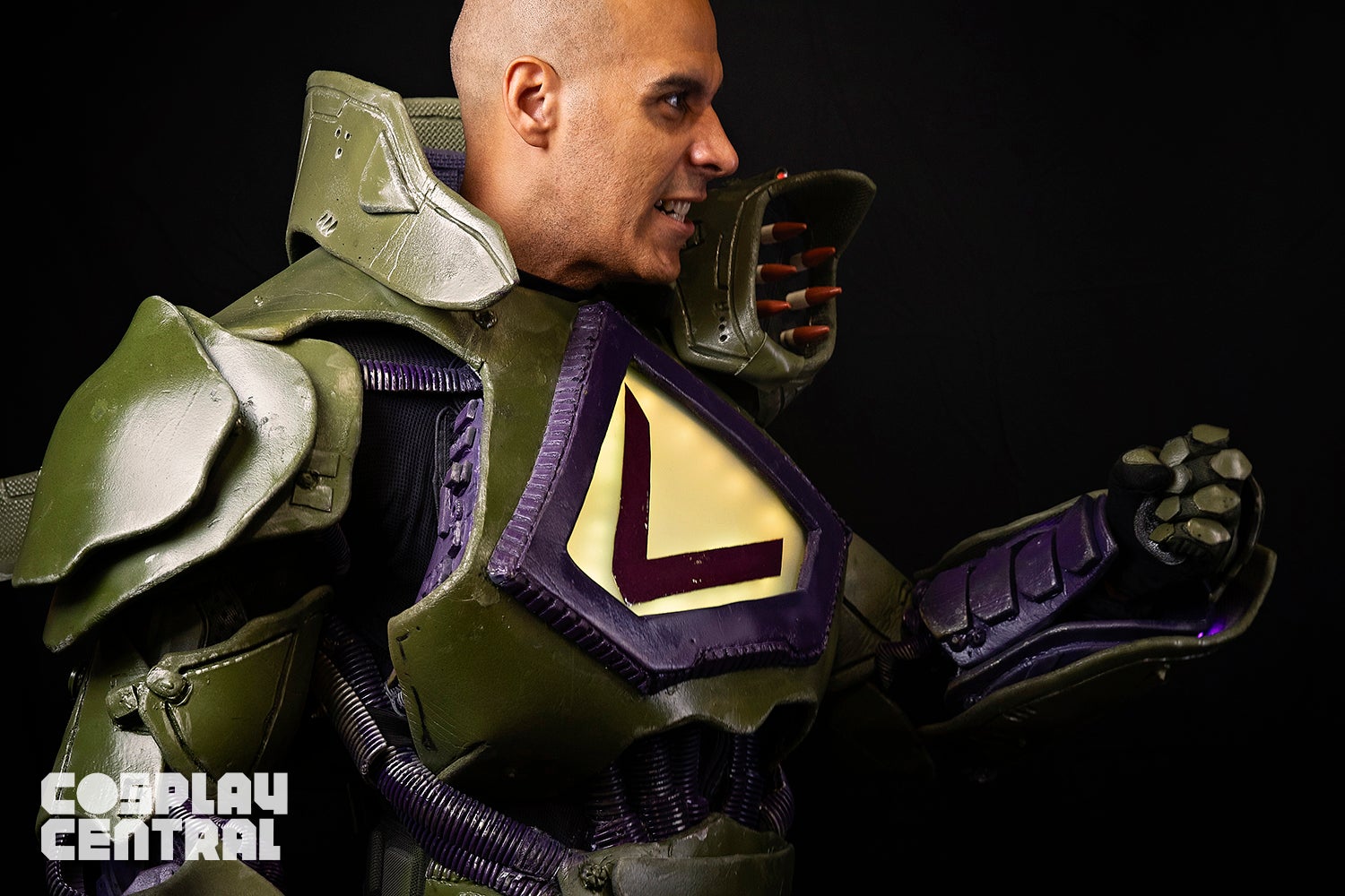 Jamal Johns as Lex Luthor cosplay
