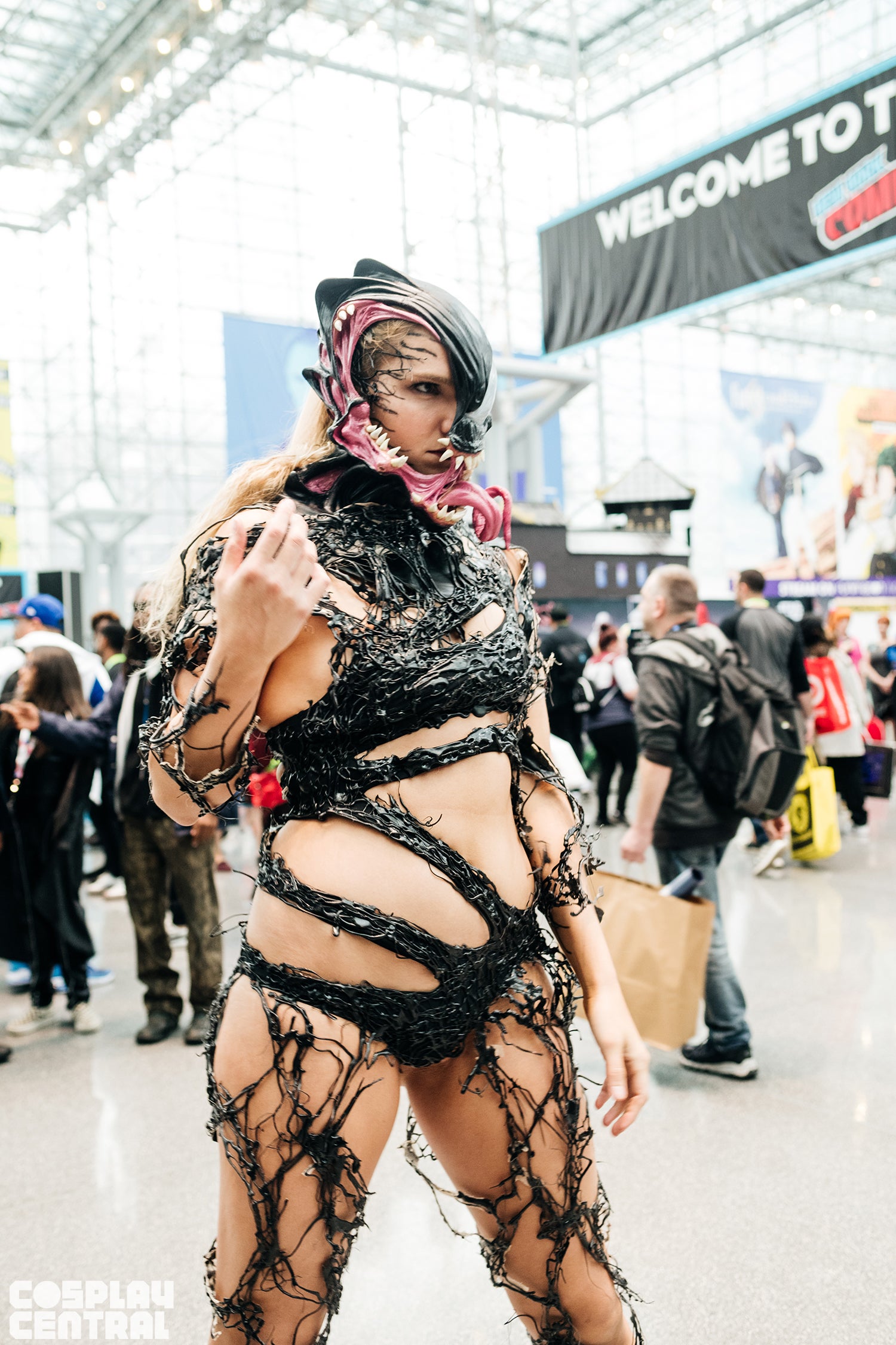 Alli Z as Venom at New York Comic Con