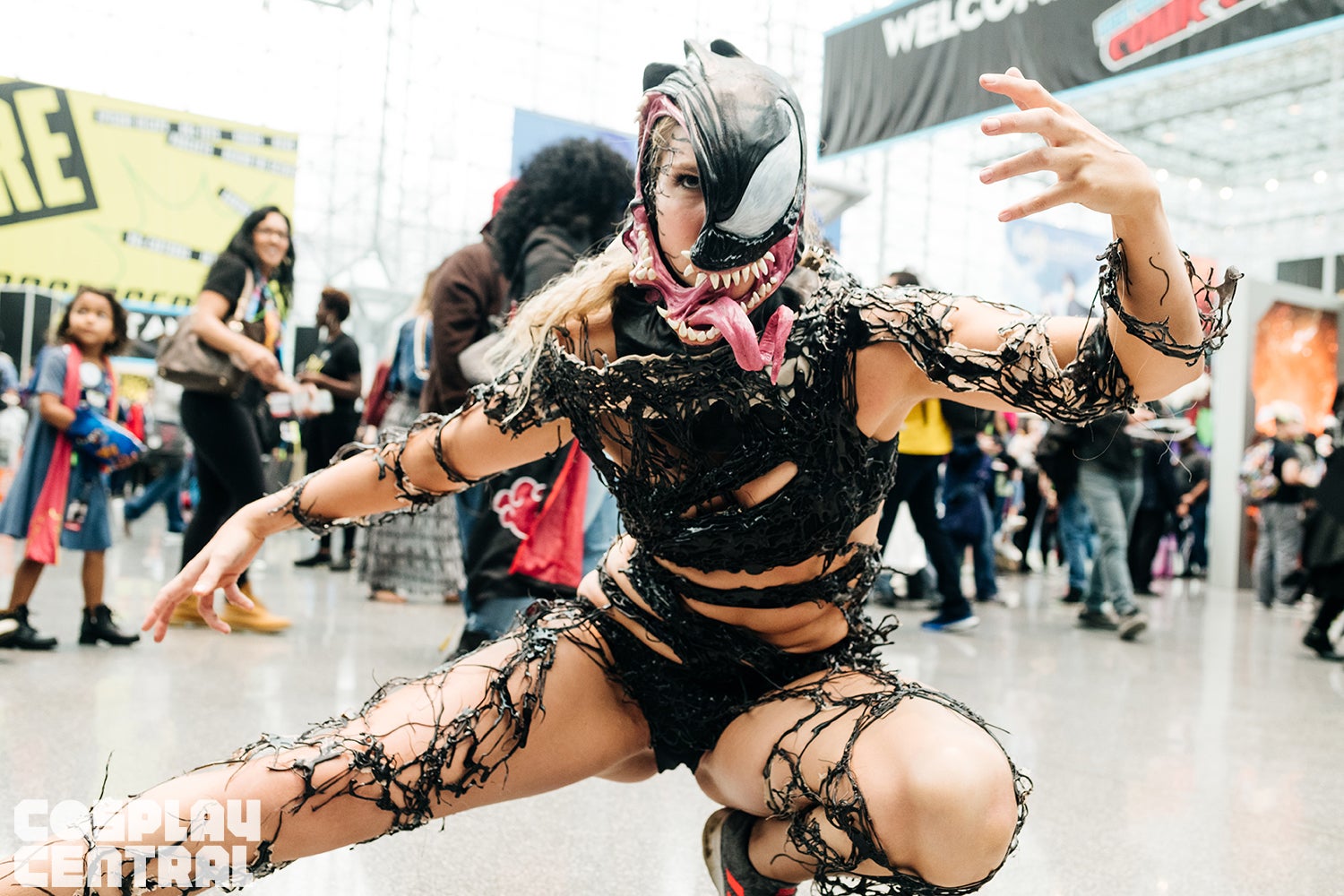 Alli Z as Venom at New York Comic Con