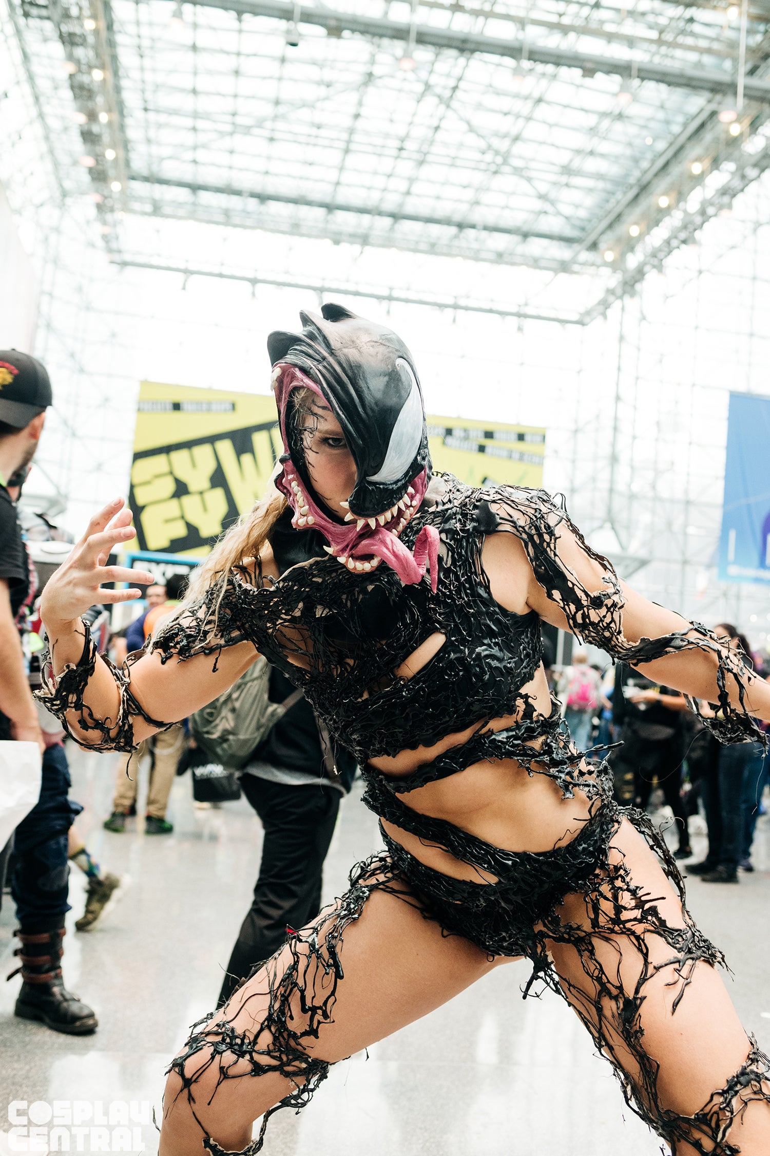 Alli Z as Venom at New York Comic Con