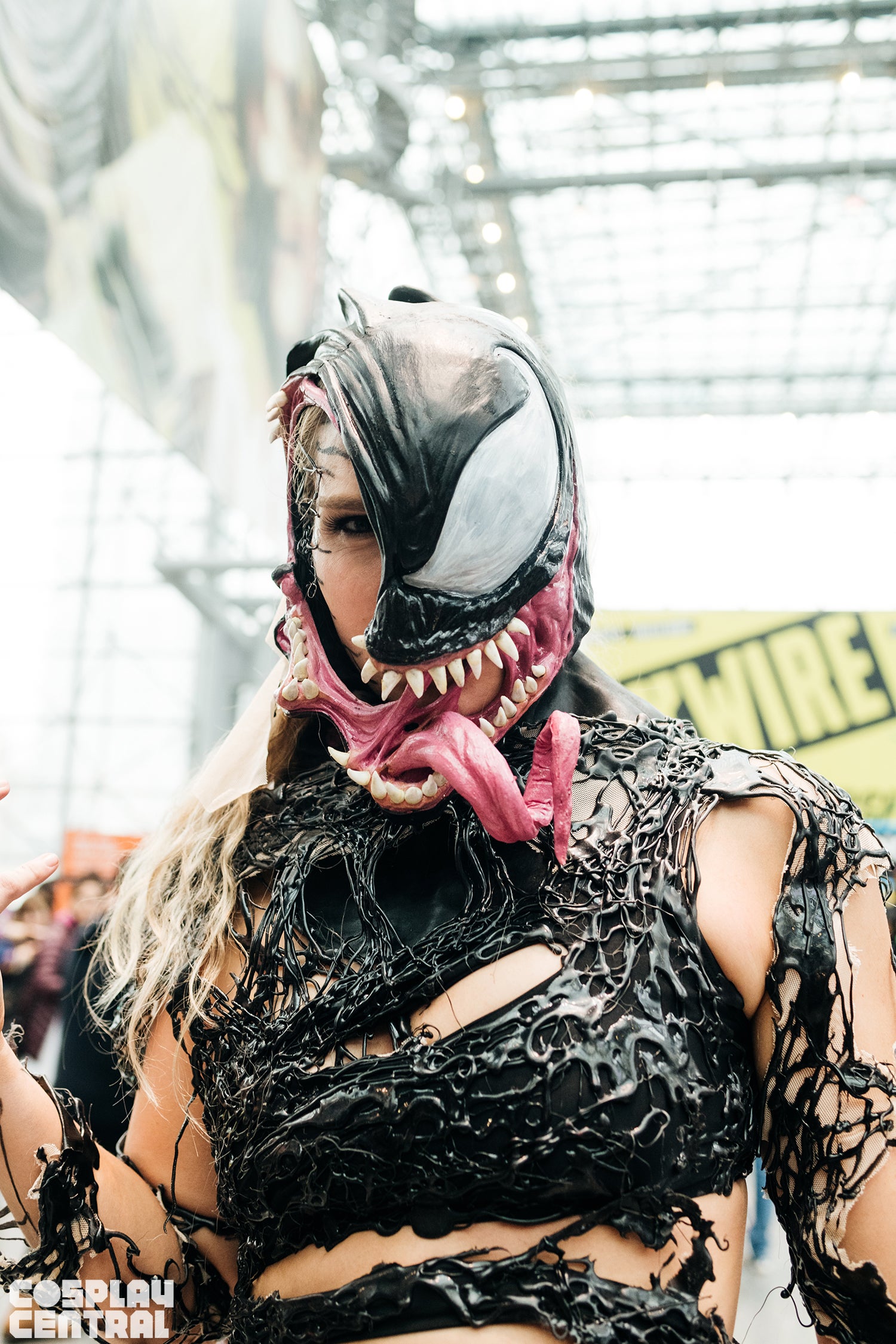 Alli Z as Venom at New York Comic Con