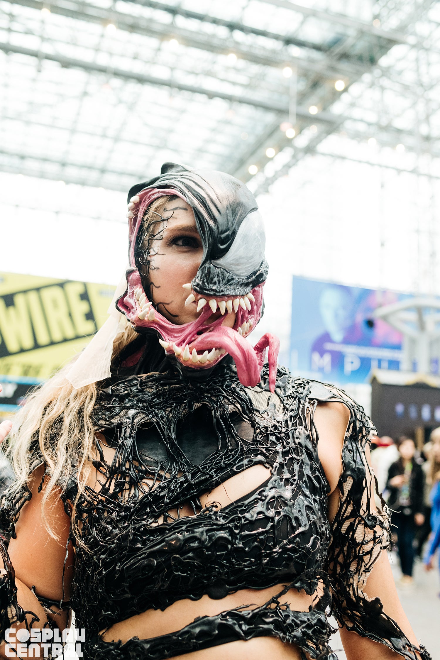 Alli Z as Venom at New York Comic Con
