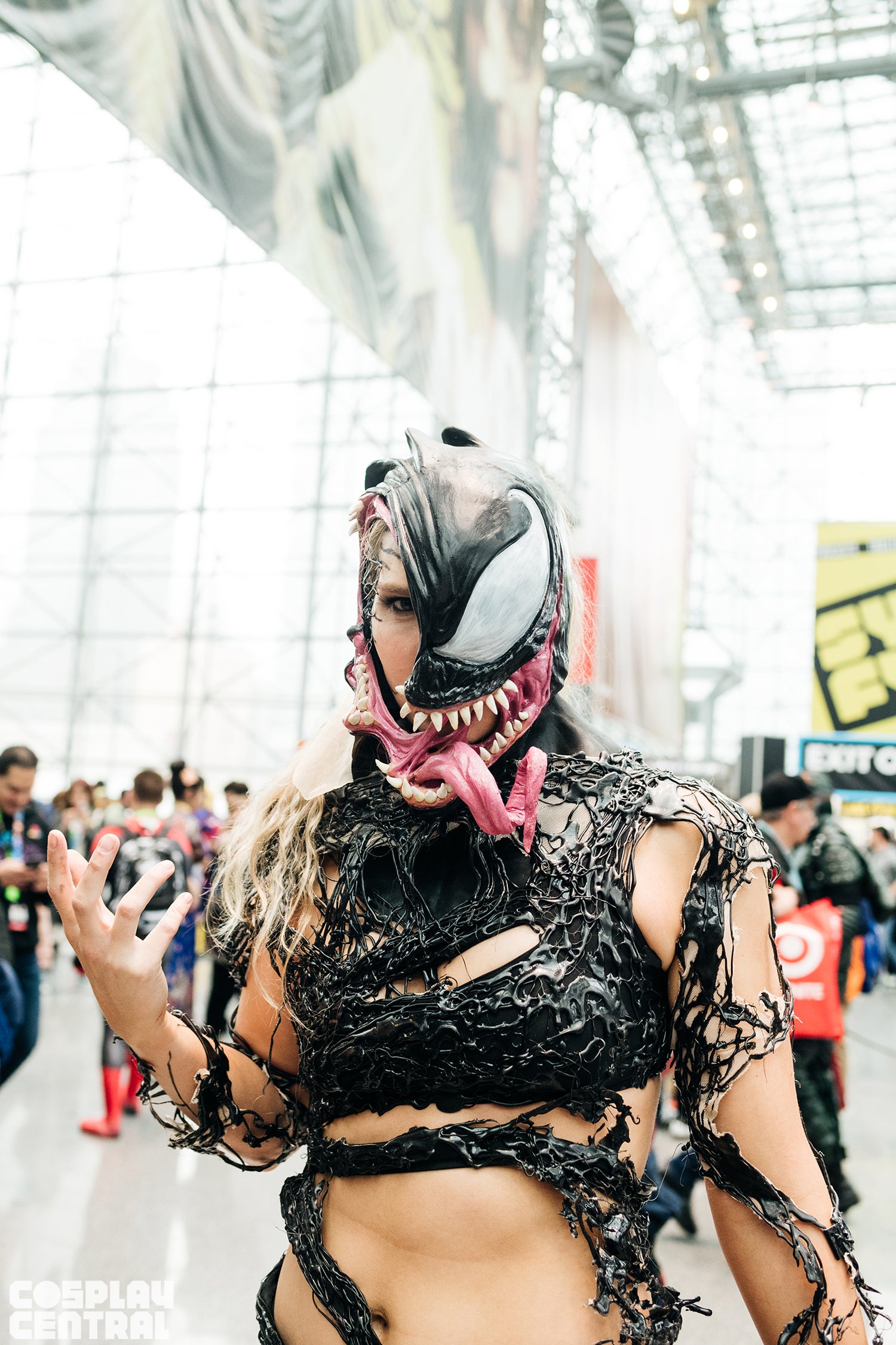 Alli Z as Venom at New York Comic Con