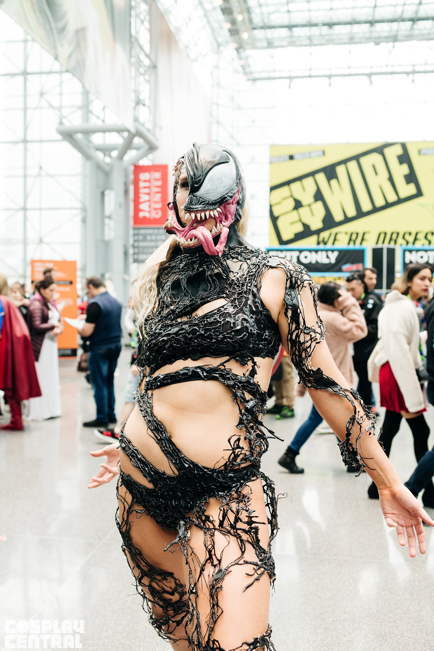 Alli Z as Venom at New York Comic Con