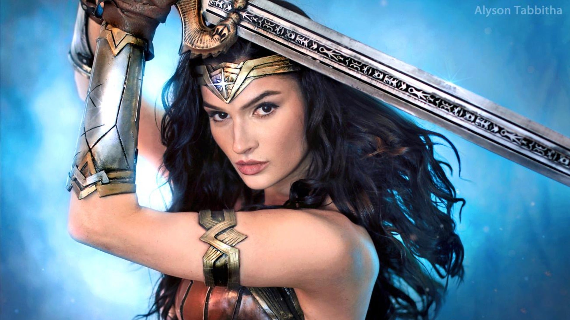 Alyson Tabbitha as Wonder Woman (Self-Portrait)
