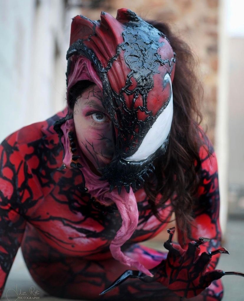 Carnage Cosplay from the new Venom Movie
