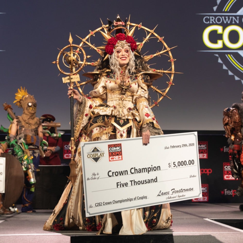 Winner of the Crown Championships of Cosplay at C2E2 2020 (Courtesy Cosplay Central)