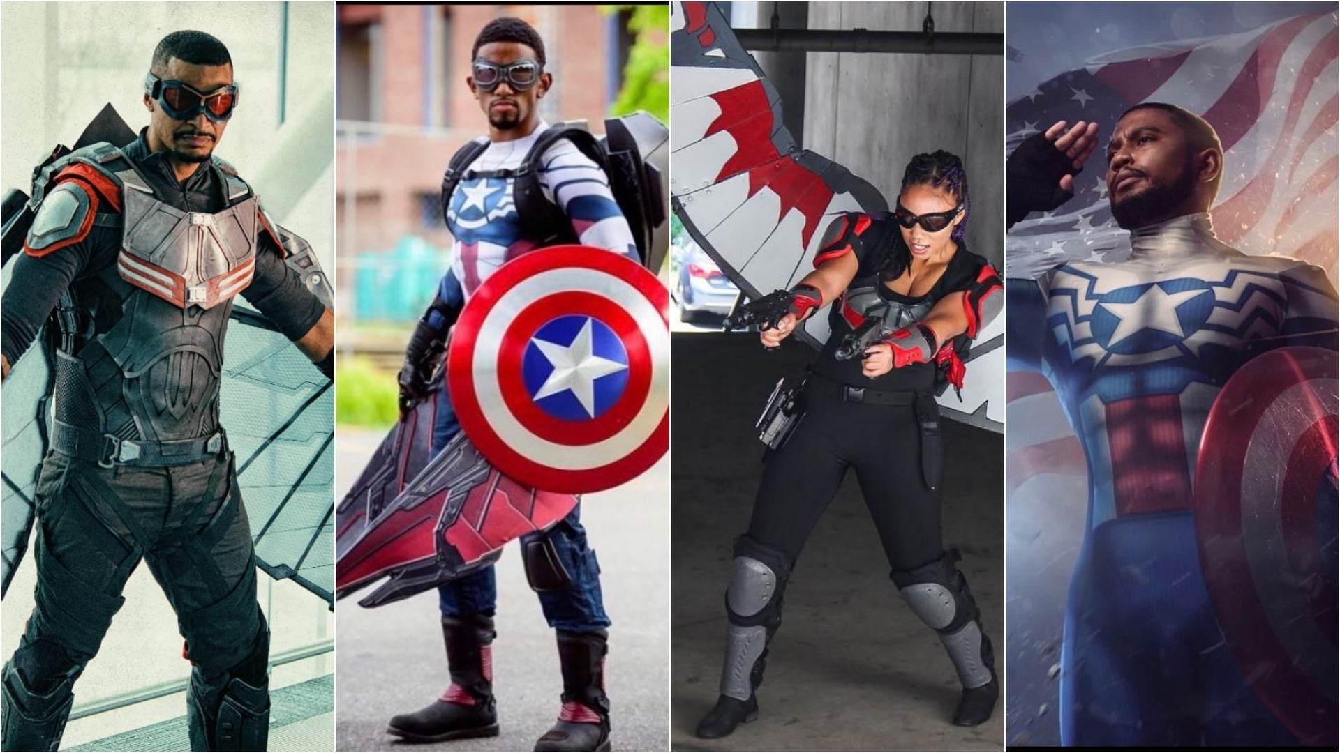 The Falcon (Marvel) Cosplays