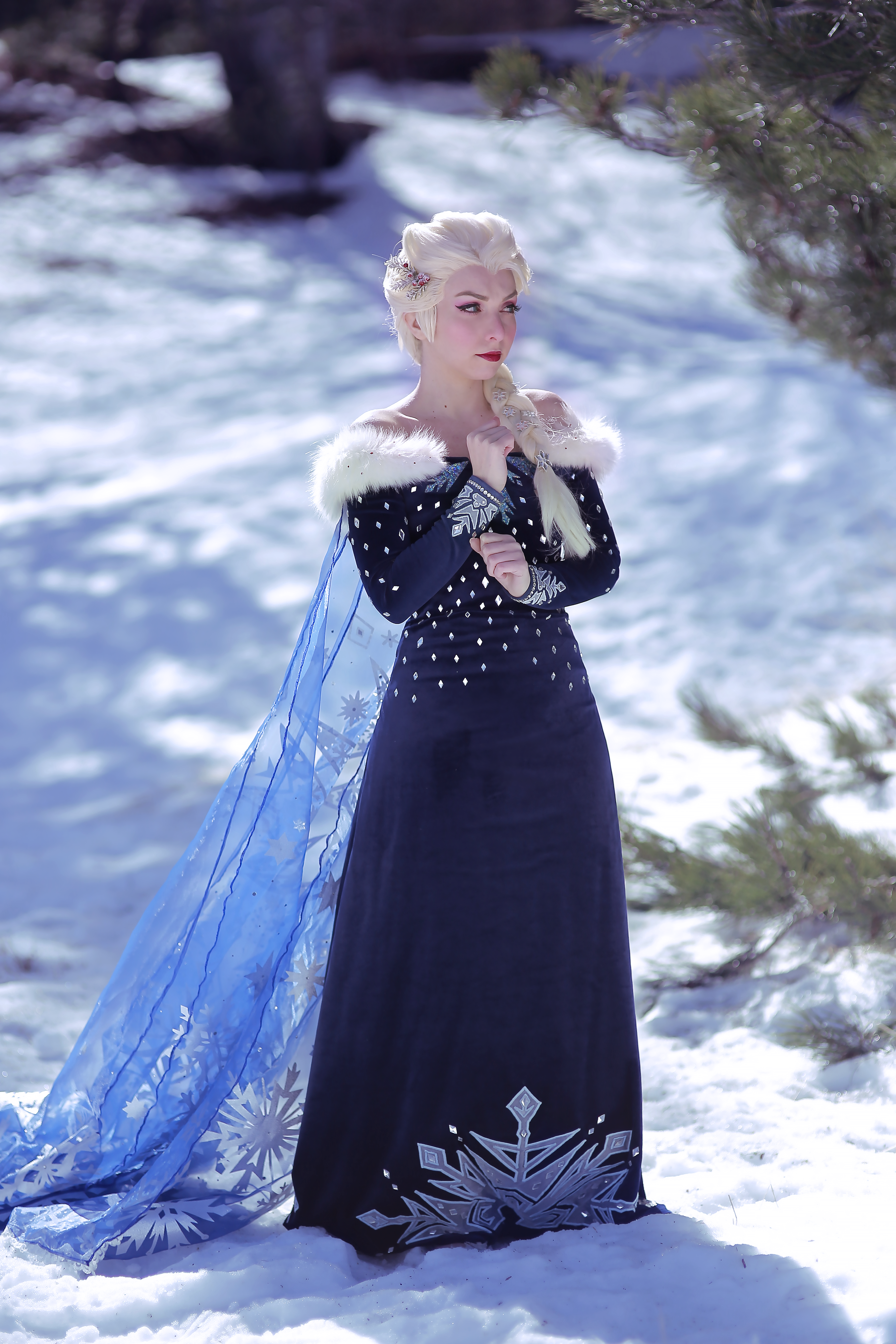 Kikyo as Elsa from Olaf's Frozen Adventure