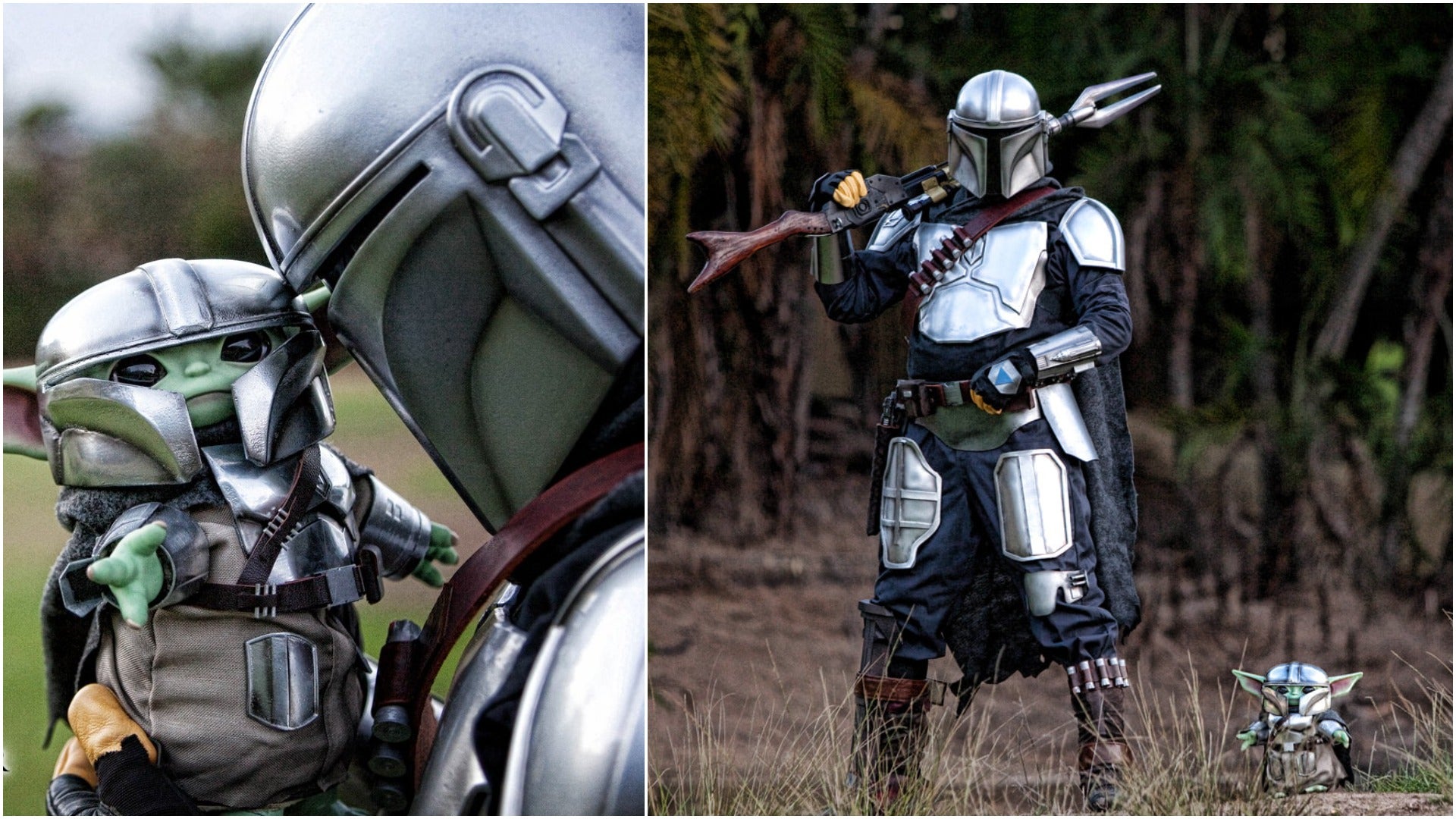 Mandalorian Cosplayer Does Epic Cosplay Photoshoot With Baby Yoda Cosplay Central