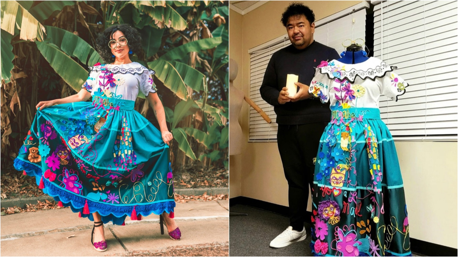 9-10 yrs old Mexican Fiesta Dress