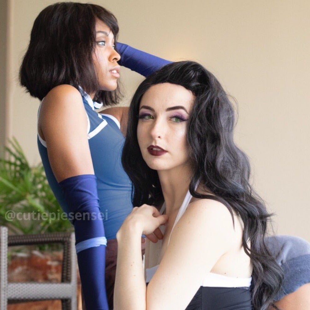 Korra and Asami Cosplays from Legend of Korra