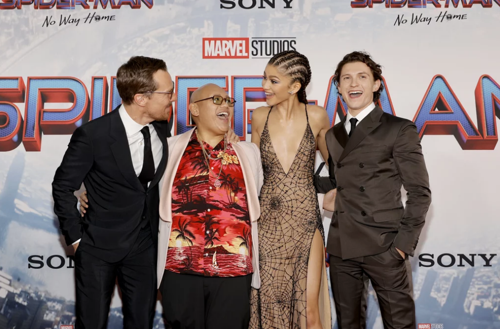Cosplayers Attend Spider-Man No Way Home Premiere